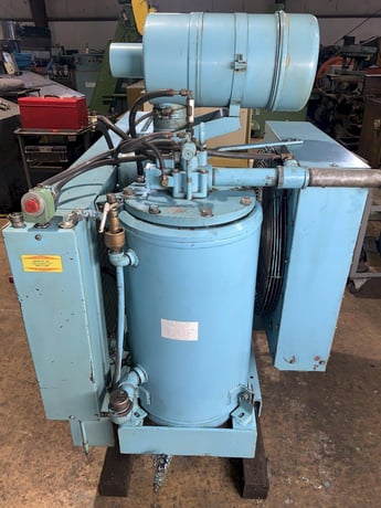 50 HP Davey #50BA, rotary sliding vane compressor, 215 cfm, 125 psi - Image 3