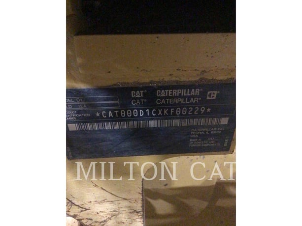 Caterpillar D1, Crawler Dozer, 1332 hours, S/N: XKF00229, 2021 - Image 6