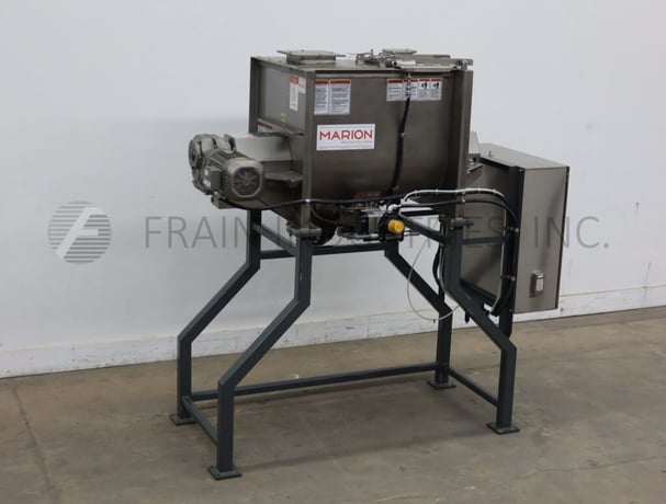 10 cu.ft. Marion #BP4-2436-UW40, 304 Stainless Steel paddle mixer, 7 HP drive, 10 HP chopper - Image 5