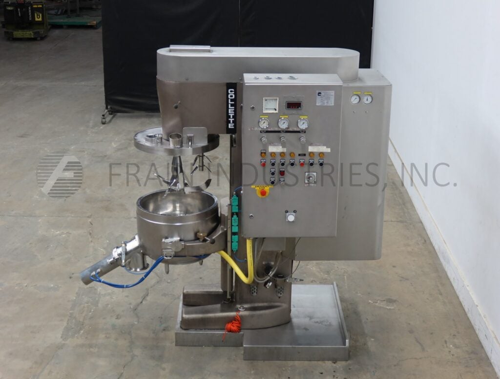 Collette #GRAL75, vari-speed agitation, dual speed high shear, 316 Stainless Steel, jacketed, removable - Image 4