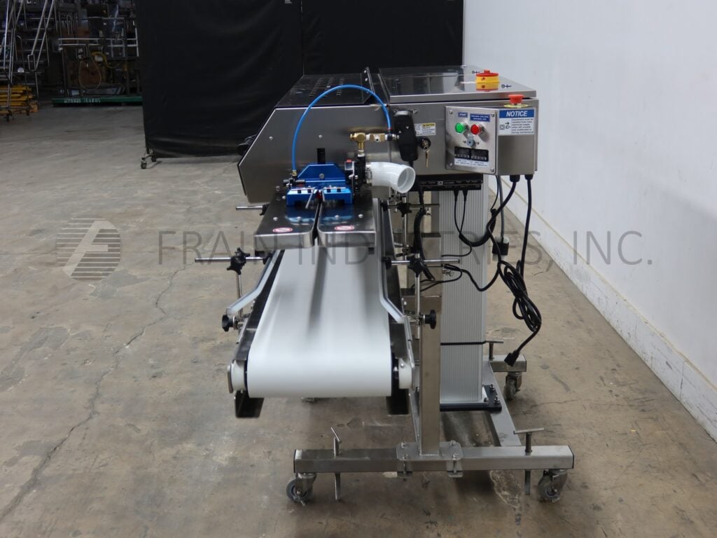 OK Ok International #SB40, automatic, in line, band style bag sealer, 0-840 inches per minute - Image 4