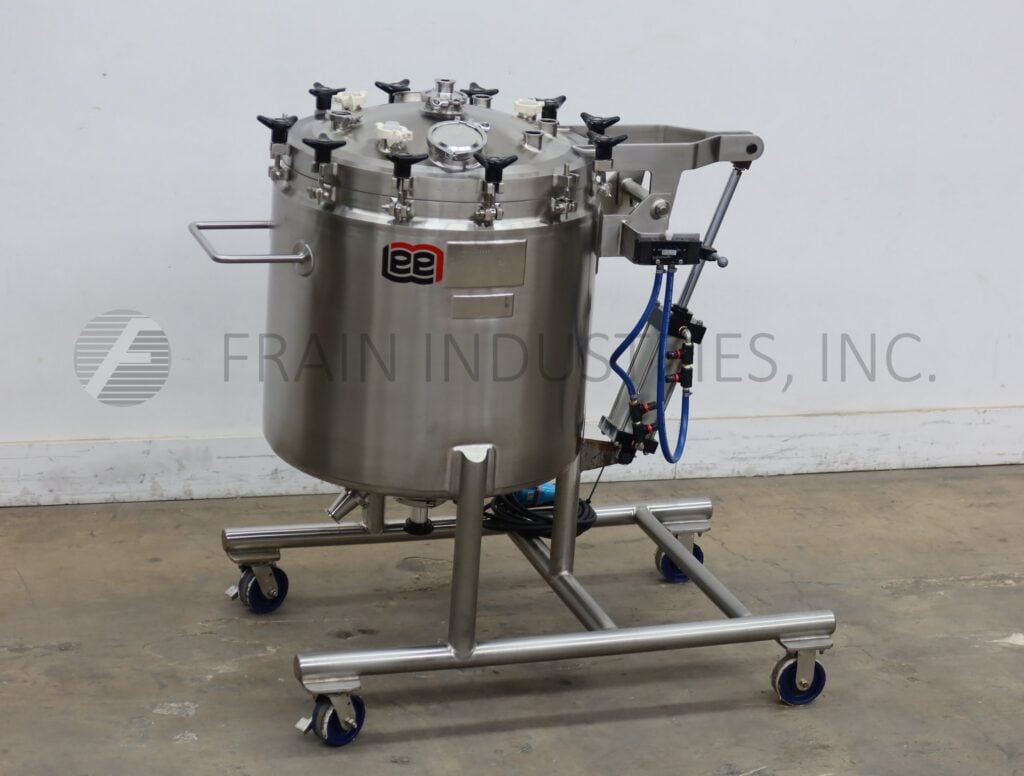 52.8 gallon Lee #200 L U, 200 liter, 316L Stainless Steel, jacketed & insulated, internal vacuum tank, 26" ID - Image 5