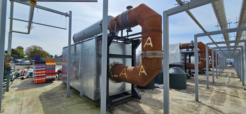 Enalco #390A/TE RVS, exhaust gas heat exchanger, 2018 - Image 3