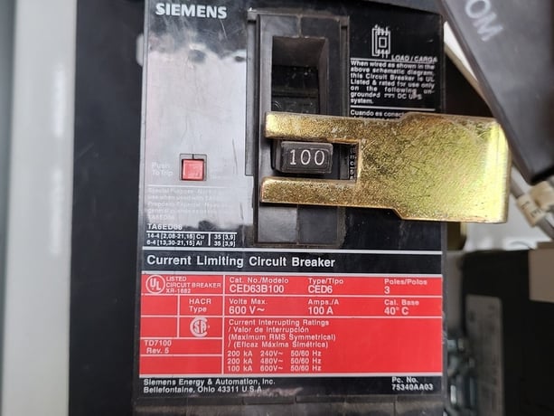 Siemens, 06FA, motor control center bucket, 50 HP, 600 Volts, 3 phase, new surplus - Image 6