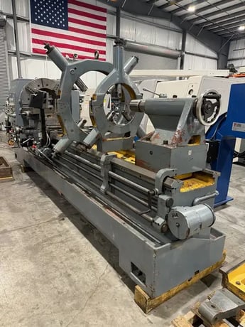 39"/48" x 120" Geminis Republic-Lagun #GE-1000, hollow spindle engine lathe, 35" 4-jaw chucks, 20.25"bore - Image 6
