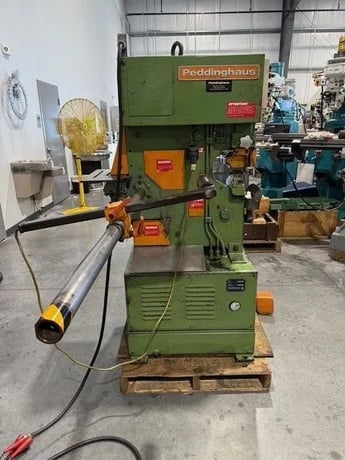 3" x 3" x 3/8" Peddinghaus #Peddiworker-50, hydraulic ironworker, 50 ton - Image 6