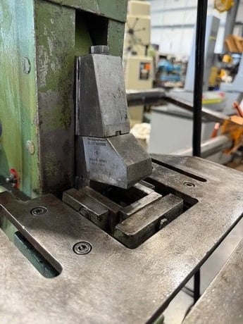 3" x 3" x 3/8" Peddinghaus #Peddiworker-50, hydraulic ironworker, 50 ton - Image 10