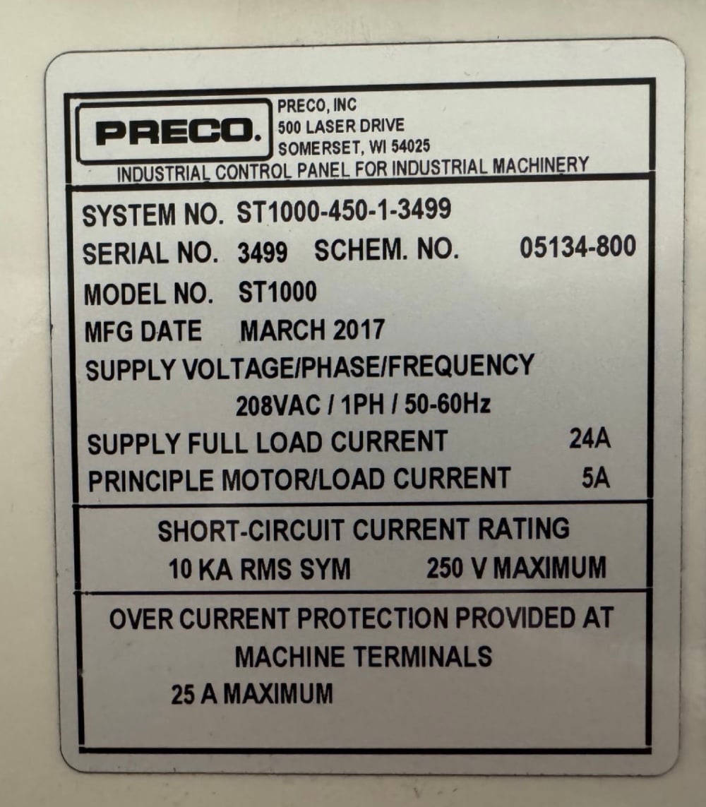 Preco #ST1000, Multi Axis Laser Mini Flex Pro Laser, X-Y 12" x 24", 2012 & 2018, Stock 16359 & 16360 - Image 4