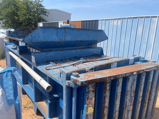 Excel #EX63, high performance closed end horizontal baler, 50 HP, 60" x 48" x 30" bale size - Image 1