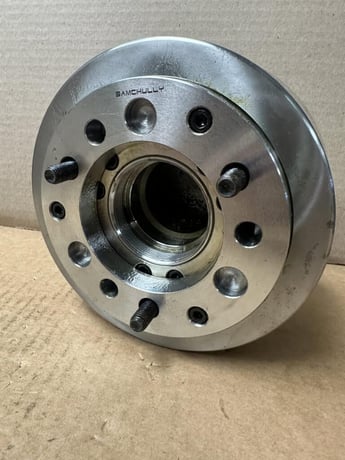6" Samchully #MH-206V1, high speed 3-jaw hydraulic power chuck - Image 6