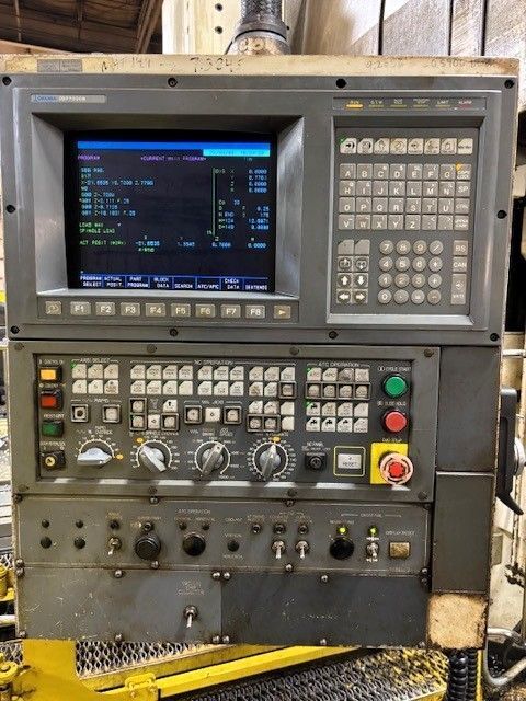 Okuma #MCR-25-BII, bridge type CNC universal machining center, OSP700m Control, 157" X, 92" Y, 29.4" Z, 4000 - Image 2