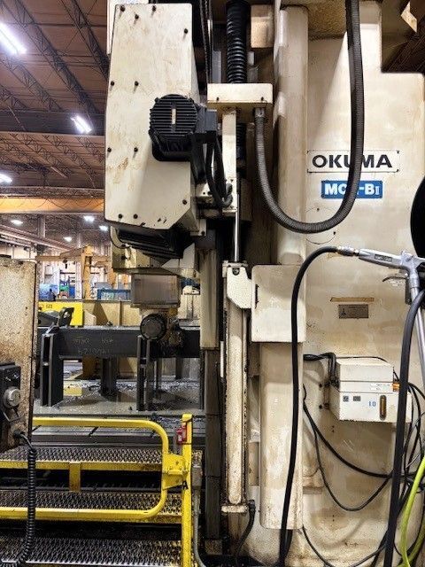 Okuma #MCR-25-BII, bridge type CNC universal machining center, OSP700m Control, 157" X, 92" Y, 29.4" Z, 4000 - Image 6