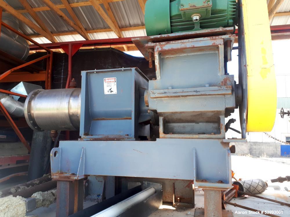 12" Bonnot Company Screw Extruder, 40 HP, 47" L, Jacketed Grooved Barrel, 18" x 18" infeed, 41-1/2" - Image 1
