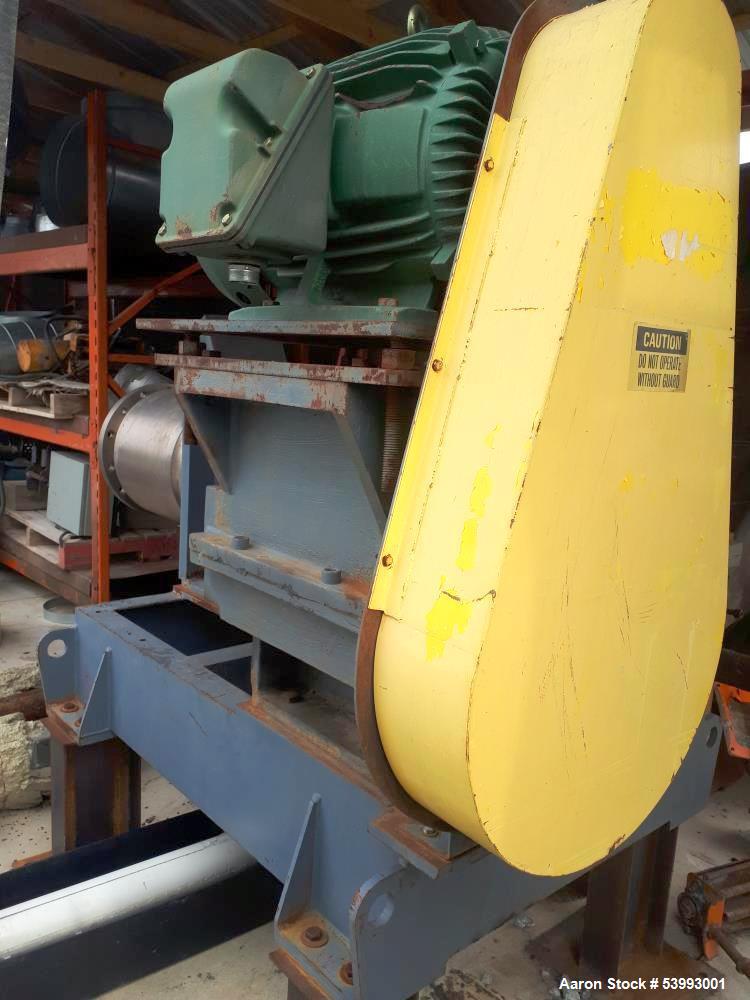 12" Bonnot Company Screw Extruder, 40 HP, 47" L, Jacketed Grooved Barrel, 18" x 18" infeed, 41-1/2" - Image 3