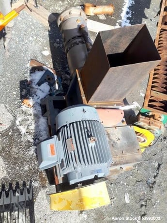 12" Bonnot Company Screw Extruder, 40 HP, 47" L, Jacketed Grooved Barrel, 1775 RPM, 18" x 18" infeed, 41-1/2" - Image 3