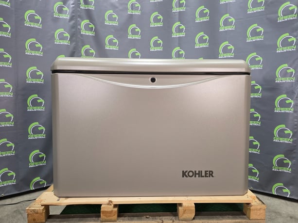 20 KW Kohler #20RCA, Natural gas propane generator, enclosed, 240 Volts, 3 phase, 2021 - Image 1