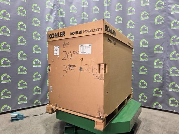 20 KW Kohler #20RCA, Natural gas propane generator, enclosed, 240 Volts, 3 phase, 2021 - Image 5