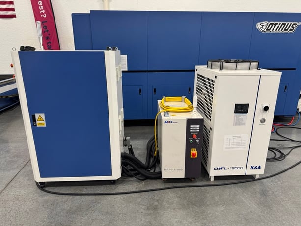 Otinus #VF1530C, Fiber Laser Cutting Machine w/Tube Cutter, 12000 Watts, 10' x 5' Sheet Size, 480 V, 2024 - Image 6