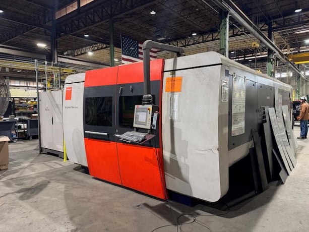 Bystronic #BySprint-4020, Fiber Laser, 4000 Watts, 160" x 80" x 2.75" Cutting Area, 157" x 78" Nominal Sheet - Image 8