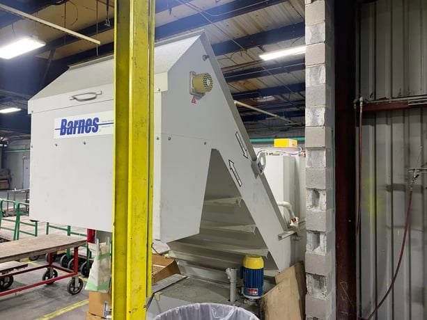 Barnes #DV4-28, Coolant Filtration System, 28 sq.ft. @ 5.7 GPM/sq.ft. Filter Area, 4.33' width x 4' H Filter - Image 3