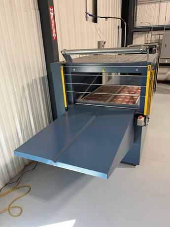 Skin Pack Machine, Starview #SP-3648, 36" x 48" max Card Size, 38"-38.75" Film width, 10" Film Roll diameter - Image 2