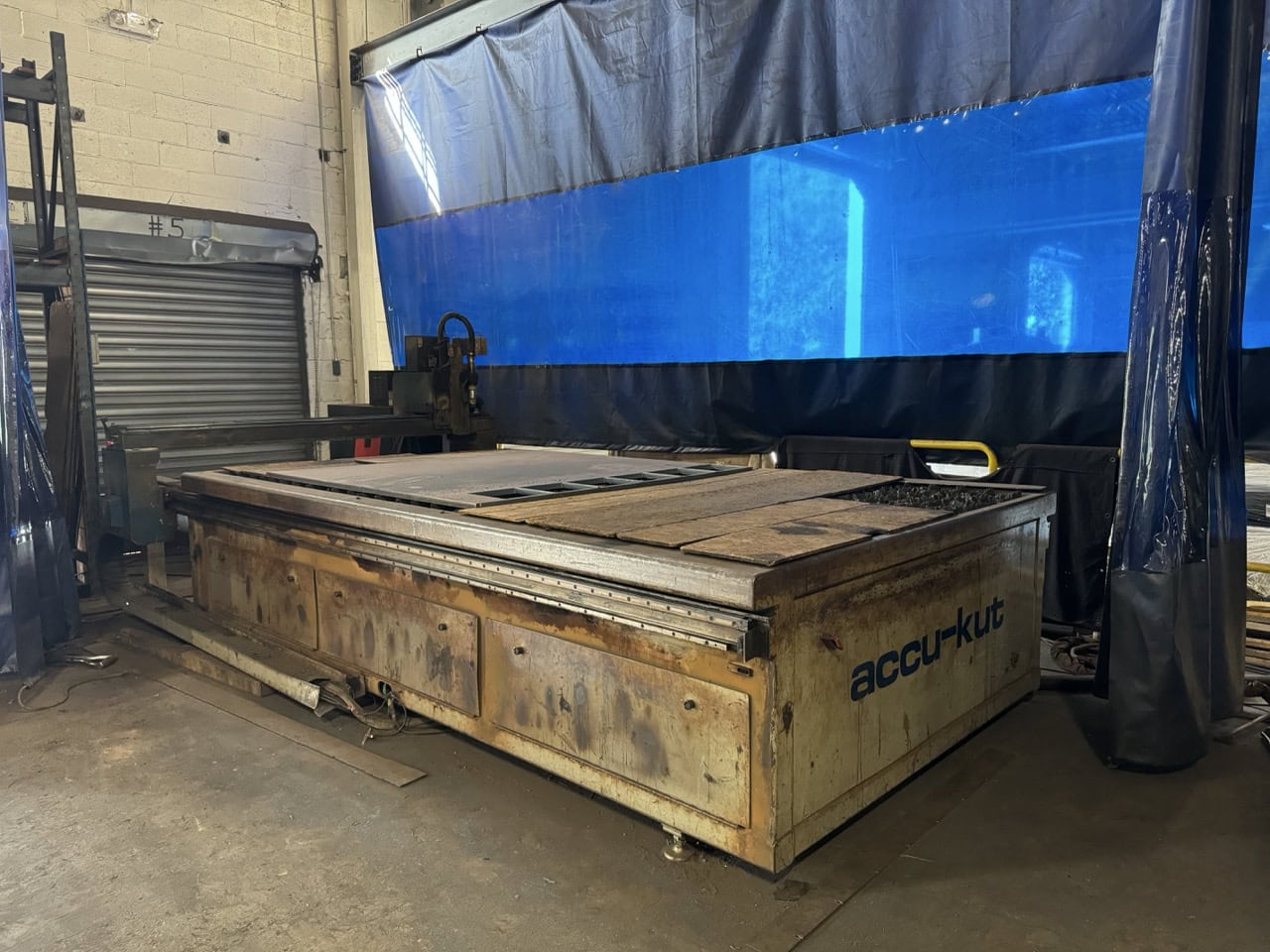 AKS, CNC Plasma, w/Dust Collector, 6' x 12' Table, 1.5" Pierce Production, 2" Edge Start, 15 HP Compressor - Image 1