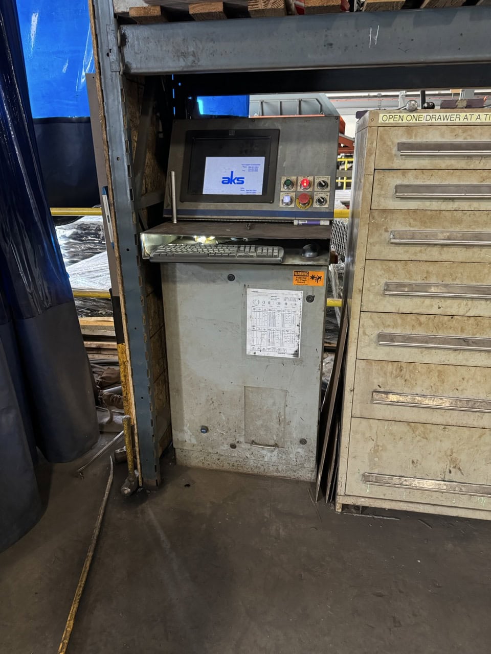 AKS, CNC Plasma, w/Dust Collector, 6' x 12' Table, 1.5" Pierce Production, 2" Edge Start, 15 HP Compressor - Image 5