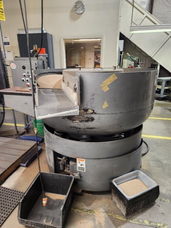 Roto-Finish #MP-120-6-5, Multi-Pass Finishing Machine, 120" Bowl diameter, 6" width Channel, 5 rev./cycle - Image 5