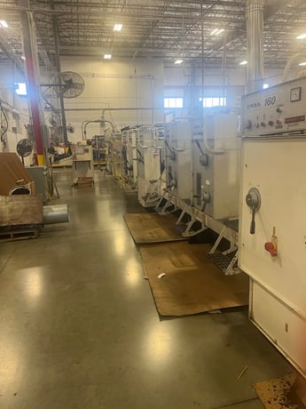 Emba #160-Flexo, Folder Gluer, 380 V, Main Feeder Vacuum Pump Needs Replacing, 1985 - Image 2