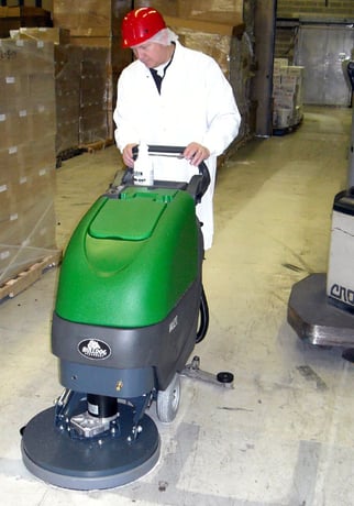 Bulldog #WD20, walk behind floor scrubber, as-is - Image 2