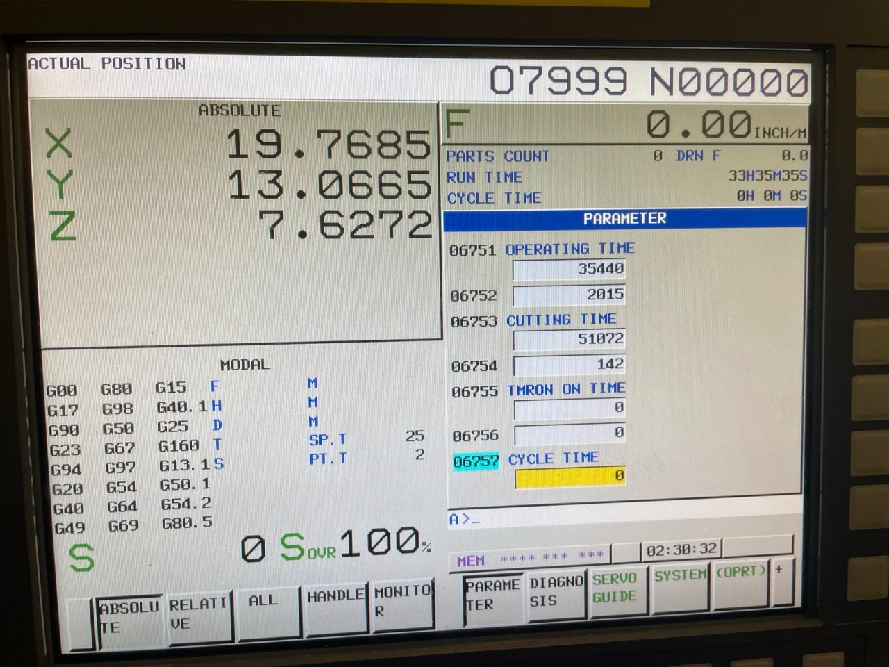 Hyundai Wia #F400, Vertical Machining Center, 31.5" X, 18.1" Y, 20.5" Z, 39.4" x 18.1" Table, 20 HP, 12000 - Image 5