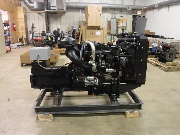 60 KW Perkins #1104, Generator set, DeepSea AS702 ctrl, open frame, warranty - Image 2