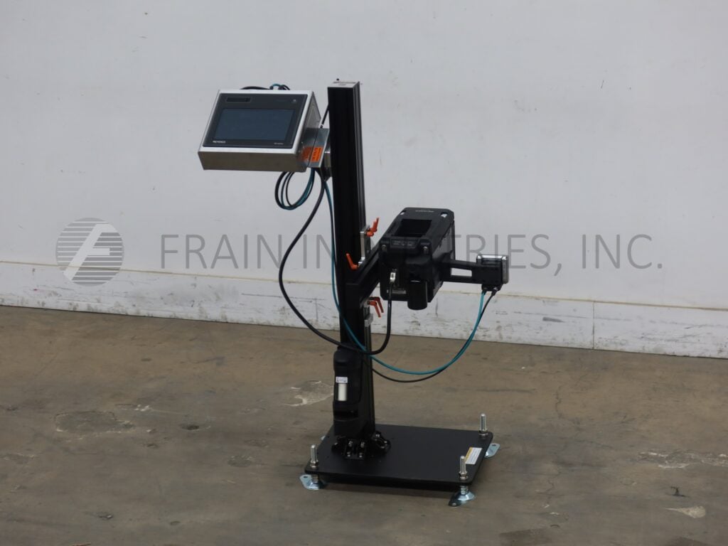 High resolution case coder, Keyence #CC-1000, 5-328 FPM @ 360 dpi, CC-1020 print head & touch screen HMI - Image 5