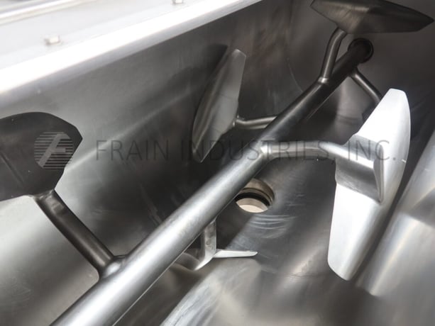25 cu.ft. Marion, 304 Stainless Steel paddle mixer, 60" L x 27" W x 30-1/2"D, bolt down cover, 10 HP - Image 2