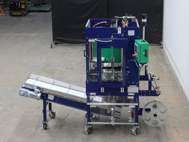 Rennco #301, semi-automatic, servo controlled, L-Bar sealer, control panel with AB PLC and touch screen HMI - Image 4