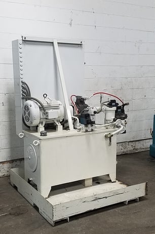 Manchester Tool & Die, tube end former, hydraulic power unit, 20 HP - Image 2