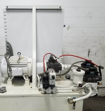 Manchester Tool & Die, tube end former, hydraulic power unit, 20 HP - Image 3