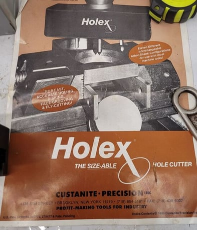 Holex Circle Cutter Tool, 1 to 12" Cutting Diam, 1-1/2" Cutting Depth - Image 5