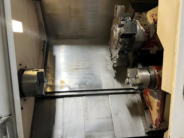 Hwacheon #Cutex-240, CNC Lathe, 22.8" swing, 15" diameter x 23.6" L max turn, 8" chuck, 2" bar, 12 position - Image 3