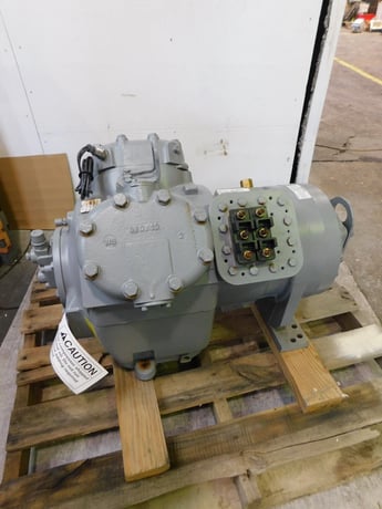genuine carlyle refrig. duty compre, 06EZ7506GARP, 460 V., 3 Ph, 60 Hz, rebuilt - Image 1