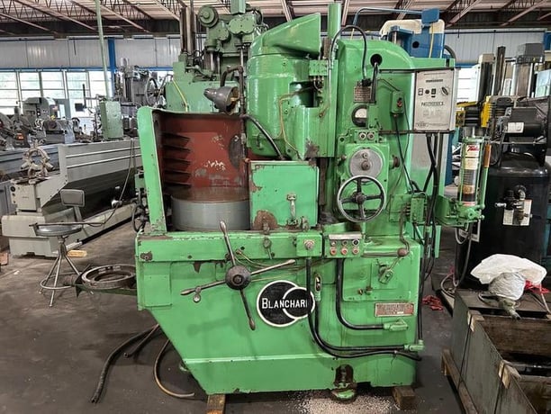 Blanchard #11-20, rotary surface grinder, 20" magnetic chuck, 11" solid wheel, 12" under wheel, 1970 - Image 1