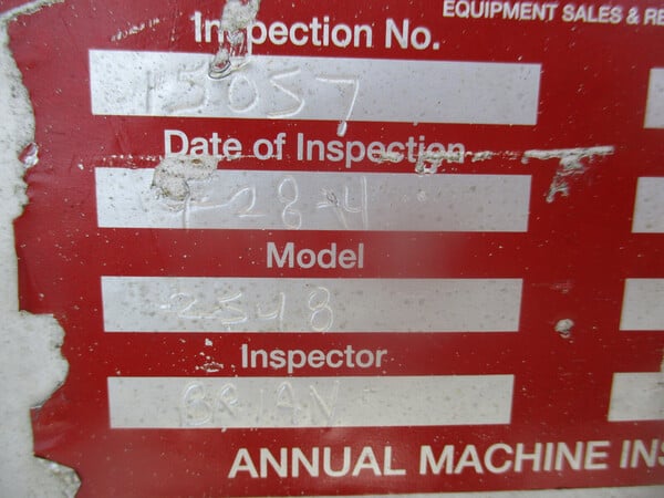 1000 lb. Simon Aerials #L2548-E, scissor lift, 25' lift height - Image 8