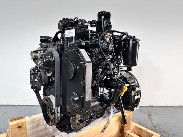 125 HP Cummins #4BT3.9, Engine Assembly, sound attenuated enclosure 3, VE pump, warranty (2 available) - Image 1
