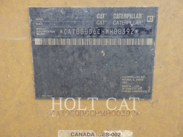 Caterpillar D620XEVP, Crawler Dozer, 13041 hours, S/N: HMH00392, 2020 - Image 6