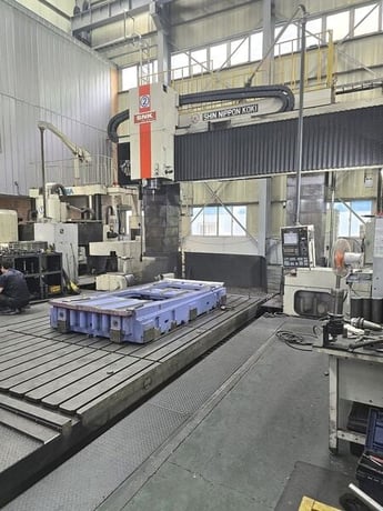 SNK #RB-5VM/CS, double column machining center, Fanuc 31iA, 206.6" X, 114.1" Y, 23.6" Z, 6000 RPM, 40 - Image 4