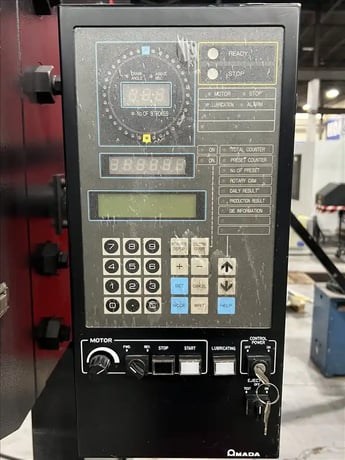 80 Ton, Amada #TPL80SI, single point, Link drive, gap frame press, 5.1" stroke, 17.9"Shut Height, 2000 - Image 9