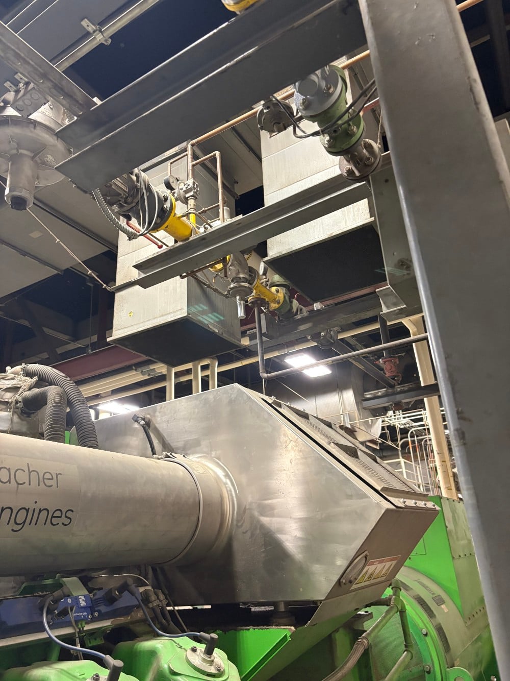 2650 KW Jenbacher #J620 GS, Natural gas generator set, 7200-12470 Volts, 2013 - Image 4