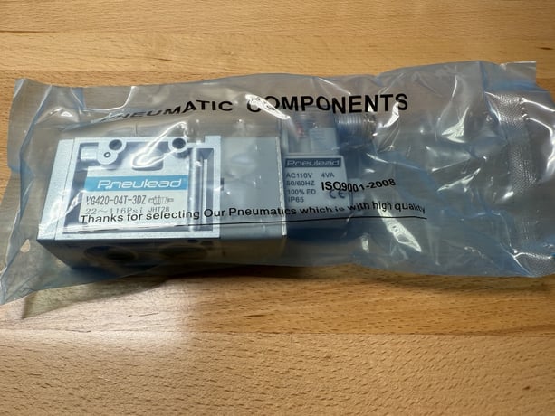 1/2" Pneulead #VG420-04T-3DZ, pneumatic Solenoid valves 2 position 3 way AC110V - Image 4