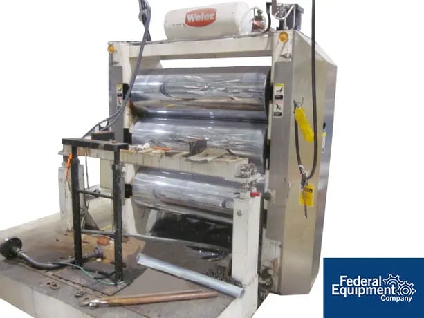 54" Welex, 5 Layer Extrusion Sheet Line, 10-150 mil thick sheets, 3.5" extruder - Image 1