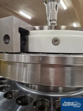 Fette Turret, 30 Station, D Tooled, EU1 tooling, 38mm diameter x 16mm fill max - Image 4